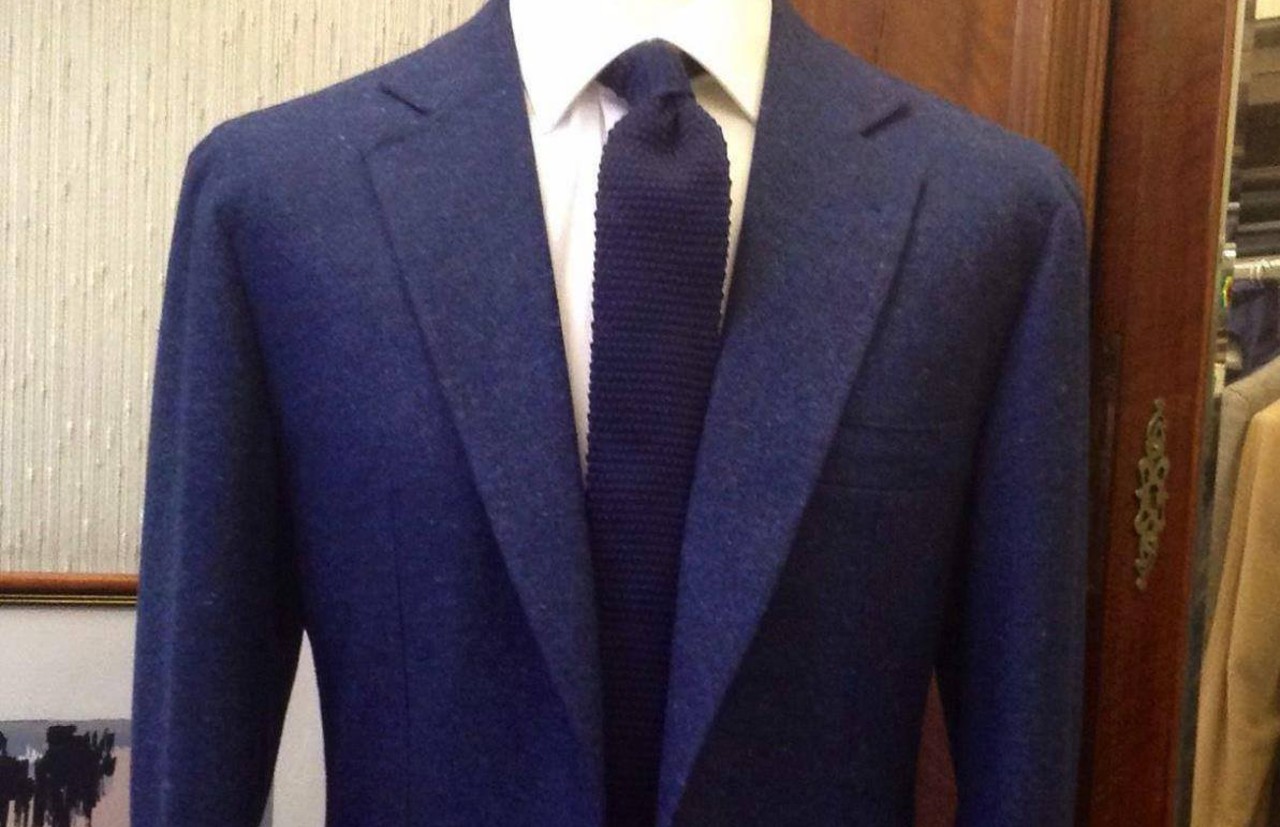 giacca destrutturata sartoriale
